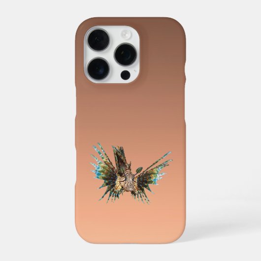 Coque iPhone 16 Pro Dégradé pêche - clair à profond | Humeurs saisonni (Verso)