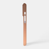 Coque iPhone 16 Pro Dégradé pêche - clair à profond | Humeurs saisonni (Côté gauche)