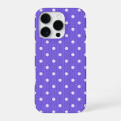 Coque iPhone 16 Pro Délice Pointillé Violet (Verso)