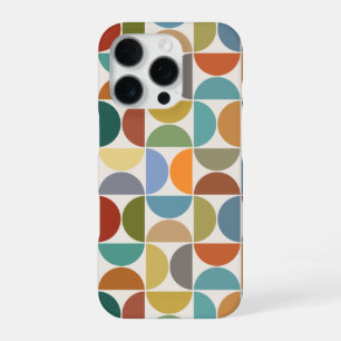 Coque iPhone 16 Pro Demi-cercles MCM Grand motif couleur sur crème