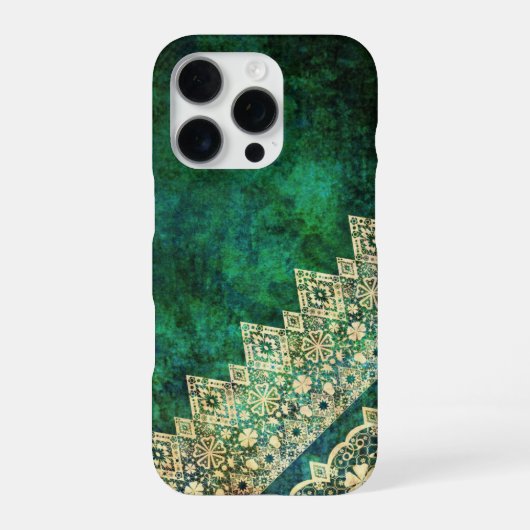 Coque iPhone 16 Pro Dentelle vintage (Verso)