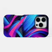 Coque iPhone 16 Pro Dérive Néon (Verso Horizontal)