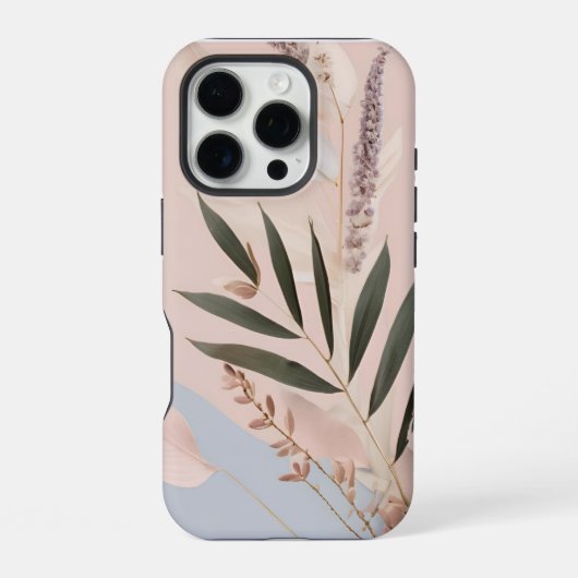 Coque iPhone 16 Pro 🌸 "Design esthétique des fleurs" 🌿 (Verso)