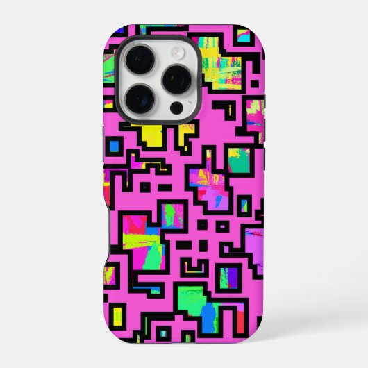 Coque iPhone 16 Pro Design Motif moderne (Verso)