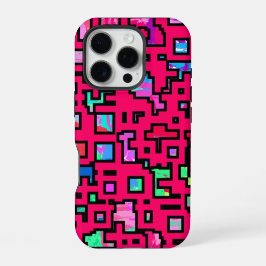 Coque iPhone 16 Pro Design Motif moderne (Verso)