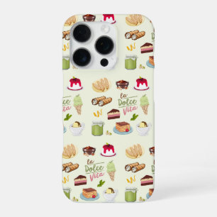 Coque iPhone 16 Pro Desserts Italiens Sucreries