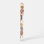 Coque iPhone 16 Pro Dispersion botanique de feuille de ginkgo et de gl (Côté droit)