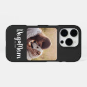 Coque iPhone 16 Pro Dog Mom Established Script Photo (Verso Horizontal)