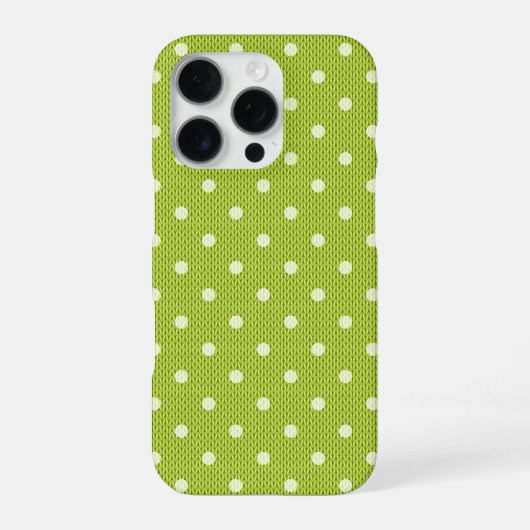 Coque iPhone 16 Pro Dotty Delight Green (Verso)