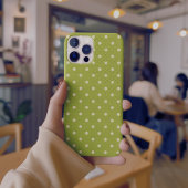 Coque iPhone 16 Pro Dotty Delight Green