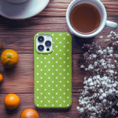 Coque iPhone 16 Pro Dotty Delight Green