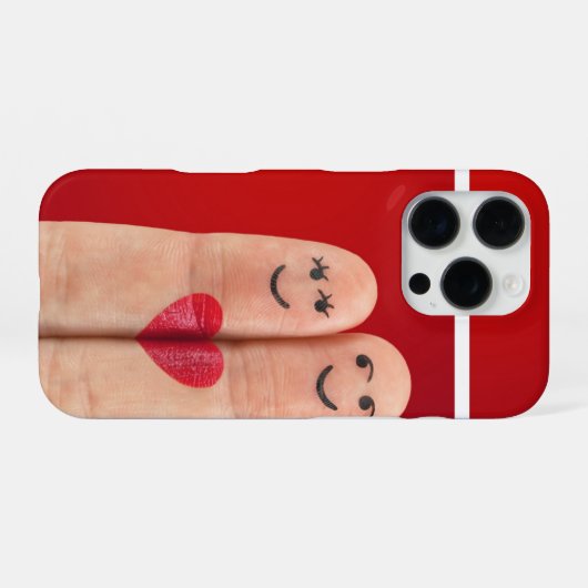 Coque iPhone 16 Pro Double doigt (Verso Horizontal)