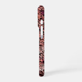 Coque iPhone 16 Pro Doux rose rose moderne motif floral (Côté gauche)