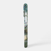 Coque iPhone 16 Pro Dragon Vert Faux Vitrail (Côté gauche)