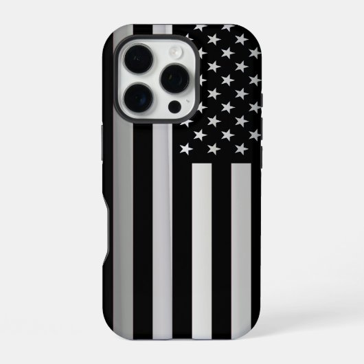 Coque iPhone 16 Pro Drapeau Américain (Verso)