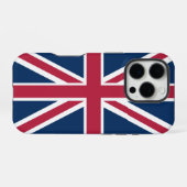 Coque iPhone 16 Pro Drapeau britannique (Verso Horizontal)