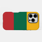 Coque iPhone 16 Pro Drapeau de la Lituanie (Verso Horizontal)