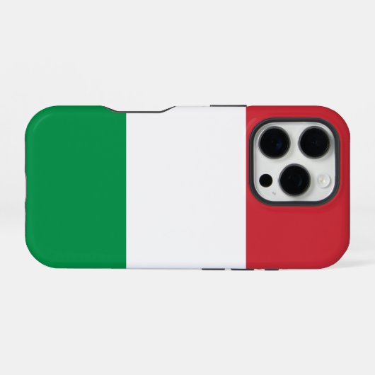 Coque iPhone 16 Pro Drapeau de l'Italie (Verso Horizontal)