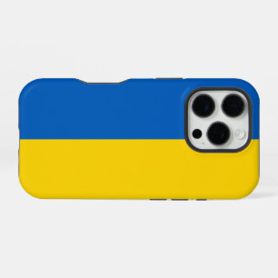 Coque iPhone 16 Pro Drapeau de l'Ukraine