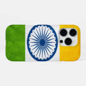 Coque iPhone 16 Pro Drapeau indien (Verso Horizontal)