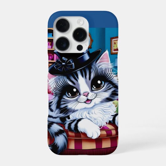 Coque iPhone 16 Pro Duchesse Whimsy Kitty (Verso)