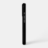 Coque iPhone 16 Pro Élégant Monogramme Black Gold Script (Côté gauche)