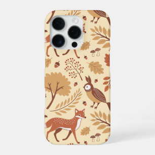 Coque iPhone 16 Pro Élégant Motif d'automne scandinave