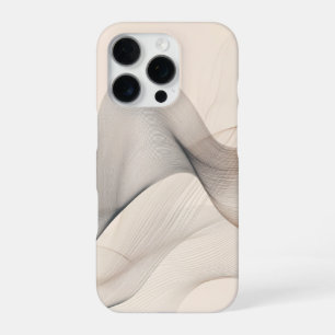 Coque iPhone 16 Pro Élégante Abstraction Minimaliste en Lignes Esthé