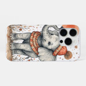 Coque iPhone 16 Pro Éléphant Mignon (Verso Horizontal)