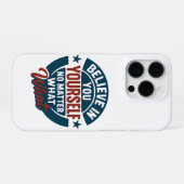 Coque iPhone 16 Pro Emblème incassable (Verso Horizontal)