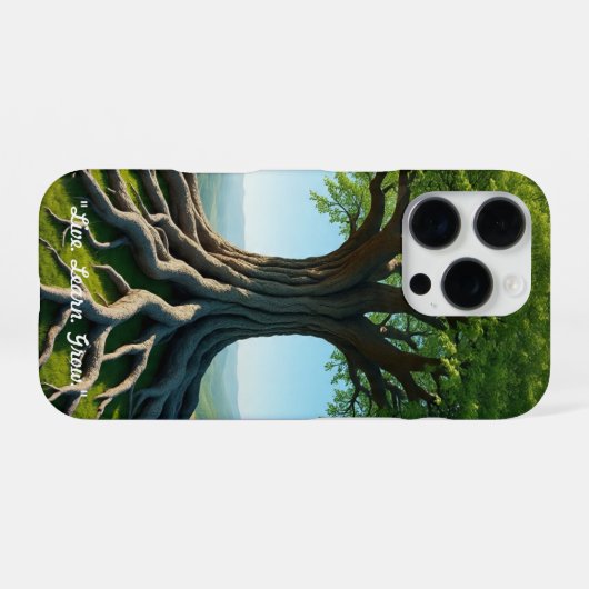 Coque iPhone 16 Pro "Enraciné Dans La Force" (Verso Horizontal)