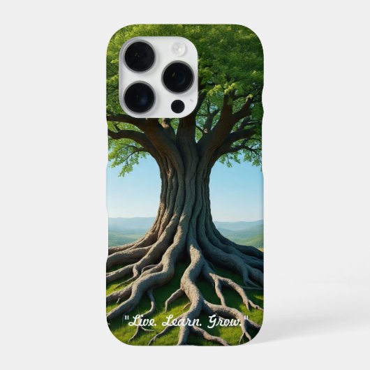 Coque iPhone 16 Pro "Enraciné Dans La Force" (Verso)