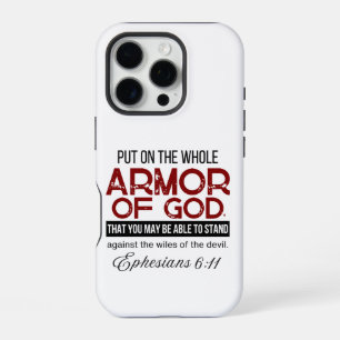 Coque iPhone 16 Pro Éphésiens 6:11 Revêtez-vous de toute l'Armure de D