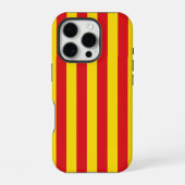 Coque iPhone 16 Pro Espagne : La Senyera Drapeau de Catalogne (Verso)