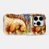 Coque iPhone 16 Pro étalons mustang (Verso Horizontal)