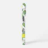 Coque iPhone 16 Pro Été Lemonade Botanique Lémons Jaunes Monogramme (Côté droit)