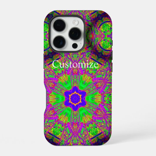 Coque iPhone 16 Pro étoile super à six points (Verso)