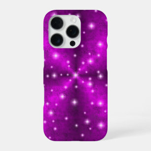 Coque iPhone 16 Pro Étoiles sur arc-en-ciel en optique cuir éléphant