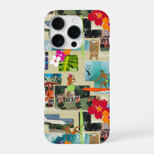 Coque iPhone 16 Pro Étui Case-Mate carte postale vintage Aloha Paradis
