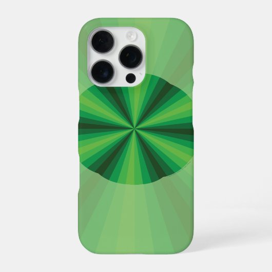 Coque iPhone 16 Pro Étui Case-Mate Illusion Optique Vert (Verso)