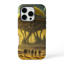 Étui de téléphone Alien Yellow Planet