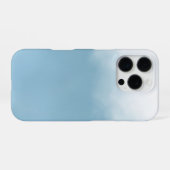 Coque iPhone 16 Pro Étui de téléphone esthétique bleu nuage (Verso Horizontal)