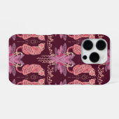 Coque iPhone 16 Pro Étui de téléphone Léopards roses (Verso Horizontal)