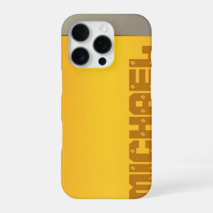 Coque iPhone 16 Pro Étui de téléphone nom personnalisé BEER