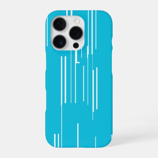 Coque iPhone 16 Pro Étui de téléphone turquoise (Verso)