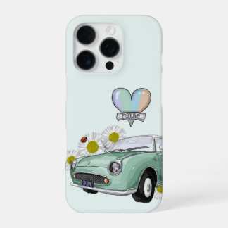 Coque iPhone 16 Pro Étui de téléphone vert émeraude Figaro