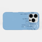 Coque iPhone 16 Pro Étui Glitter Drip pour iPhone 16 Pro (Verso Horizontal)