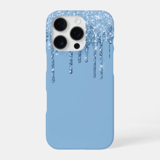 Coque iPhone 16 Pro Étui Glitter Drip pour iPhone 16 Pro (Verso)