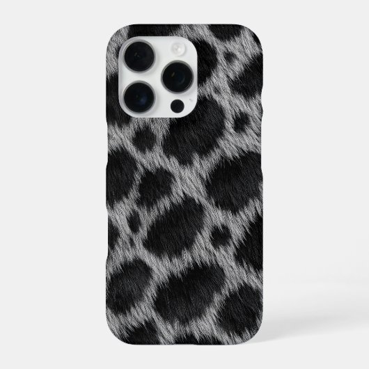 Coque iPhone 16 Pro Étui guépard gris pour iPhone 16 Pro Max (Verso)