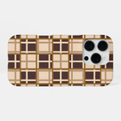Coque iPhone 16 Pro Étui iPhone 16 Pro Teintes Marron Abstraites (Verso Horizontal)